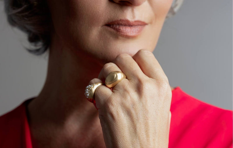 DROP PURE OVAL RING