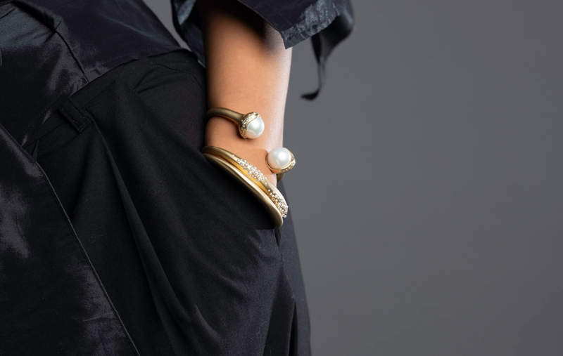 POP SHINE LARGE CUFF by Nada Ghazal - Cuffs