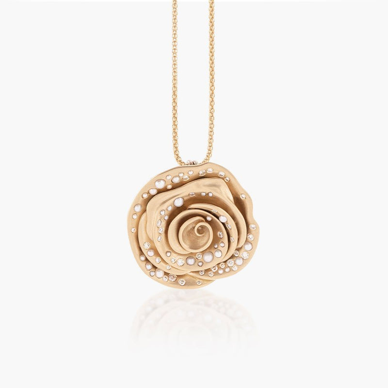 ROSE MEDIUM NECKLACE/BROOCH