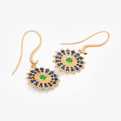 POWER OF LIGHT LOTUS FULL MINI EARRINGS
