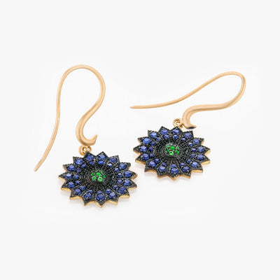 POWER OF LIGHT LOTUS FULL MINI EARRINGS