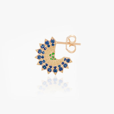 POWER OF LIGHT LOTUS FULL SMALL EARRINGS