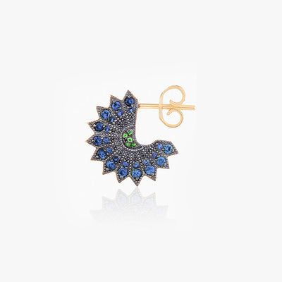 POWER OF LIGHT LOTUS FULL SMALL EARRINGS