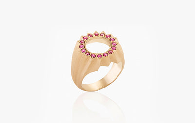 POWER OF LIGHT LOTUS STRIPE PINKY