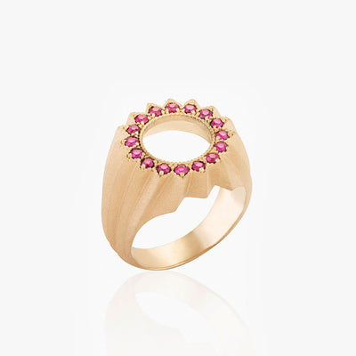 POWER OF LIGHT LOTUS STRIPE PINKY