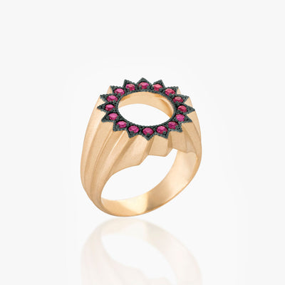 POWER OF LIGHT LOTUS STRIPE PINKY