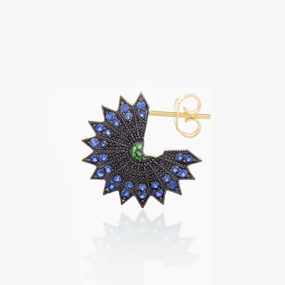 POWER OF LIGHT LOTUS FULL BIG EARRINGS