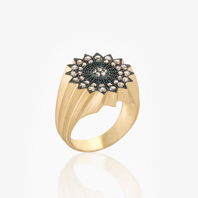POWER OF LIGHT LOTUS FULL DIAMOND PINKY