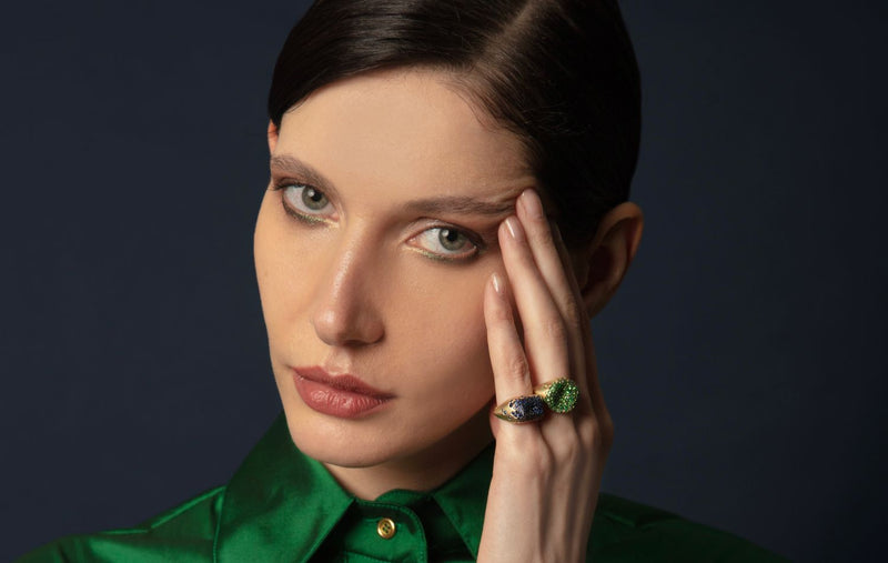 BABY MALAK ORIGINAL BONBON RECTANGLE RING