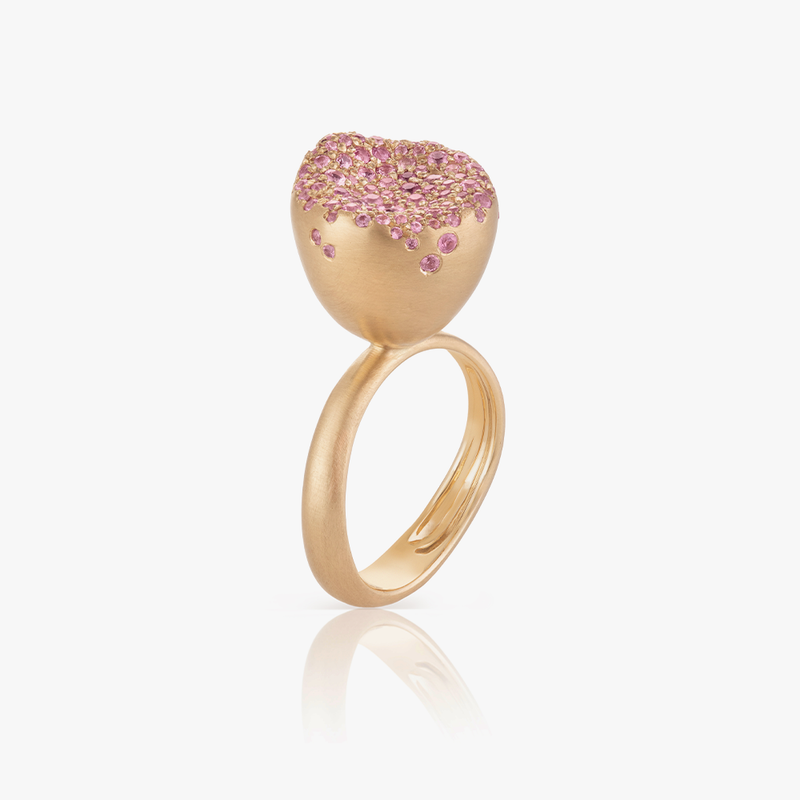 BABY MALAK FLOURISH BONBON MEDIUM ROUND RING