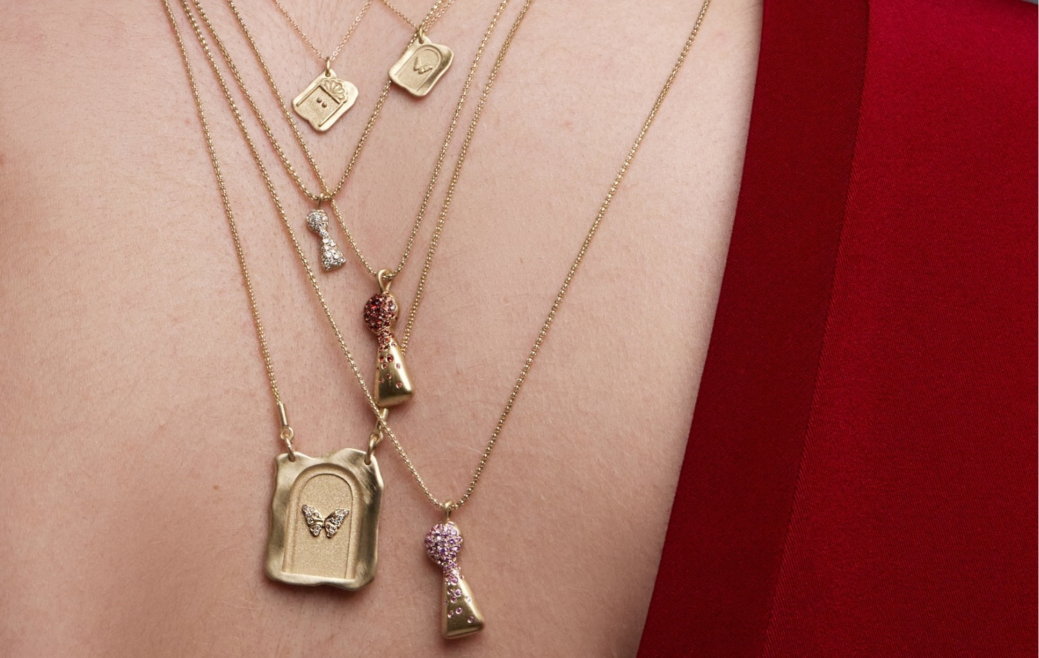 DOOR OF REBIRTH NECKLACE - Nada Ghazal Fine Jewelry