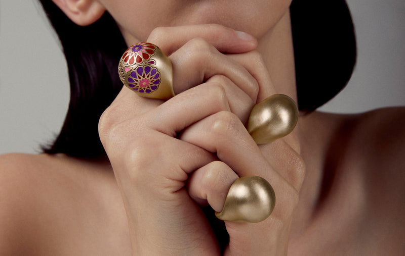 MY MUSE GLORY ENAMEL BIG RING