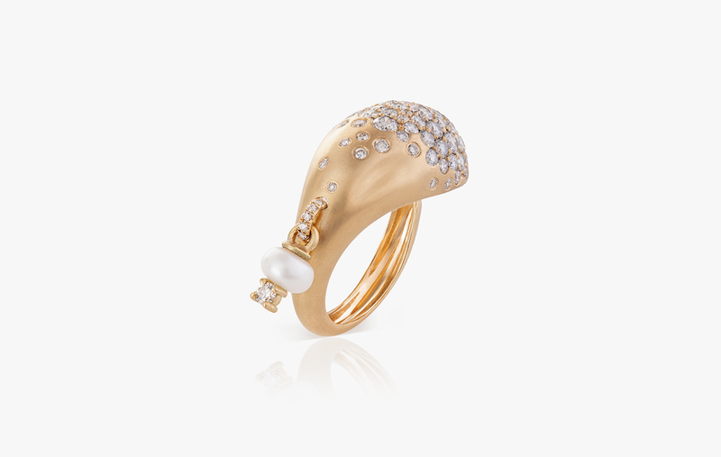 FLOATING JOY SCATTERED CHARM RING