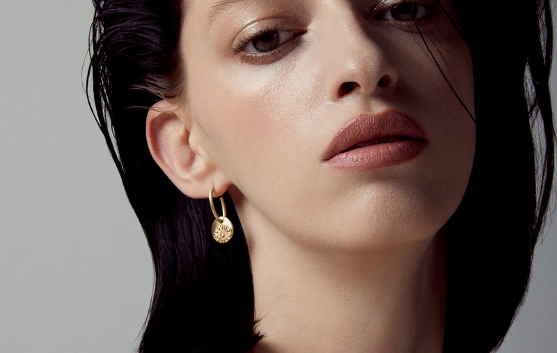 MY MUSE GLORY ENAMEL MINI DROP EARRINGS