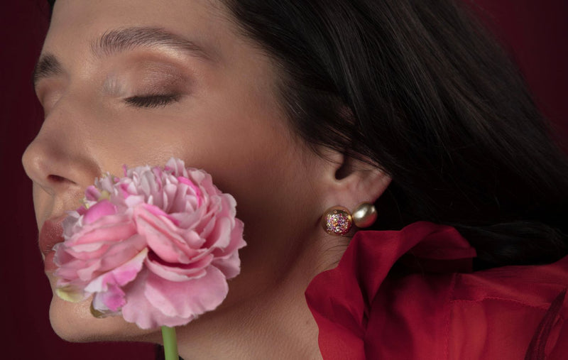 MY MUSE COCOON PURE ROUND SMALL EARRINGS
