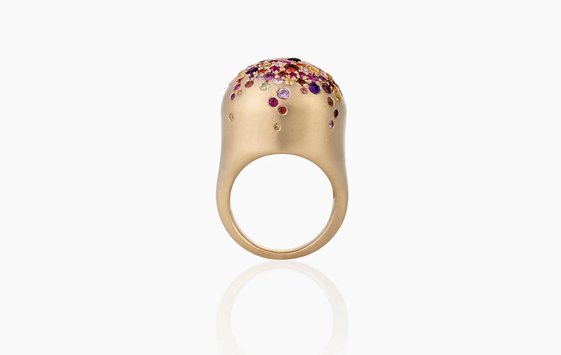 MY MUSE COCOON SUMMER NIGHTS ROUND SMALL RING by Nada Ghazal - Rings