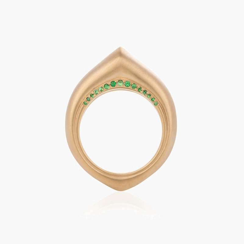 THE ARCH STRIPE LUCK BIG RING