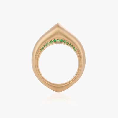 THE ARCH STRIPE LUCK BIG RING