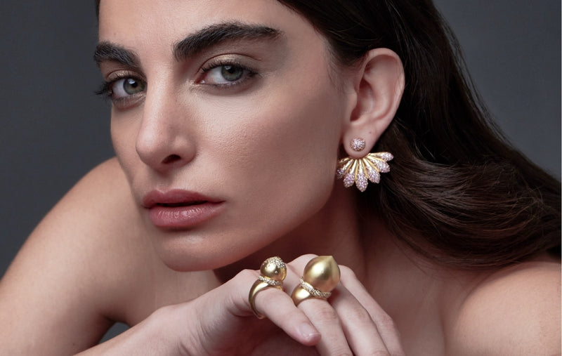 LOTUS SELF LOVE BIG EARRINGS