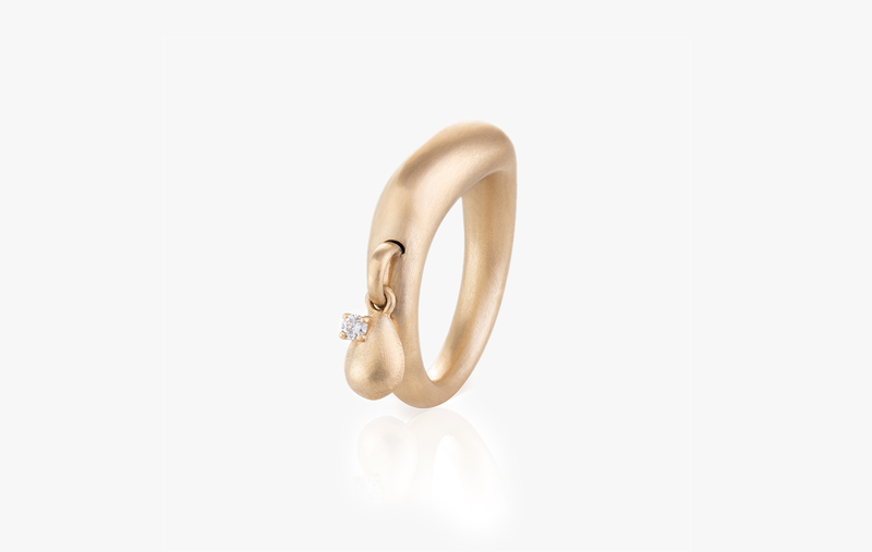 WAVE OF JOY CHARM DROP RING