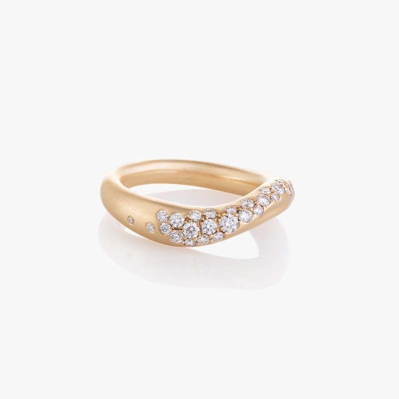 WAVE OF JOY STRIPE THIN RING