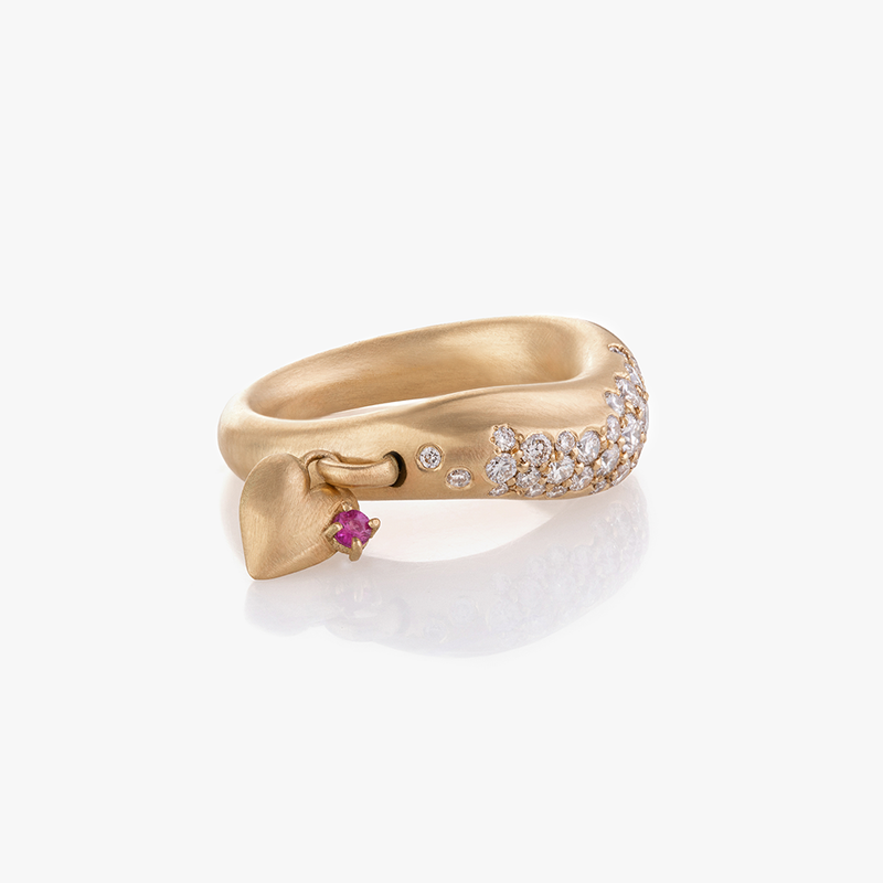 WAVE OF JOY CHARM LOVE RING