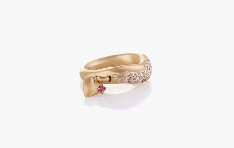 WAVE OF JOY CHARM DROP RING