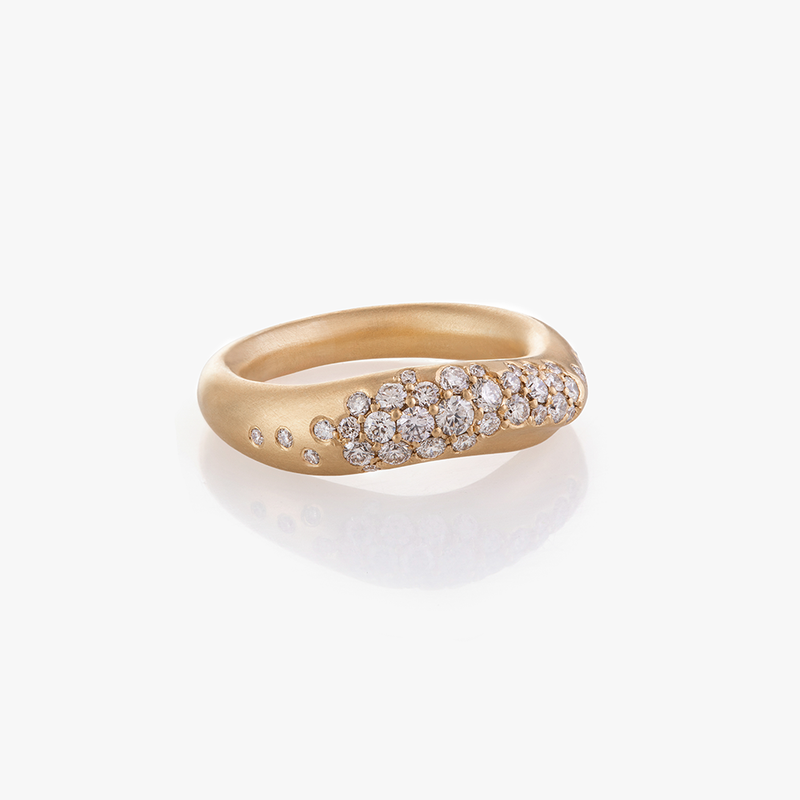 WAVE OF JOY STRIPE THICK RING