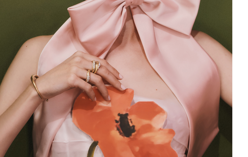 WAVE OF JOY STRIPE THICK RING