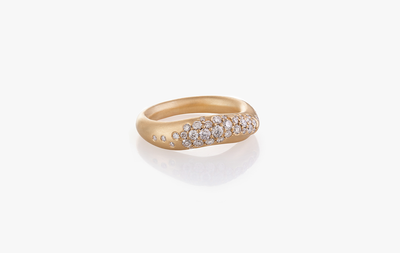 WAVE OF JOY STRIPE THICK RING