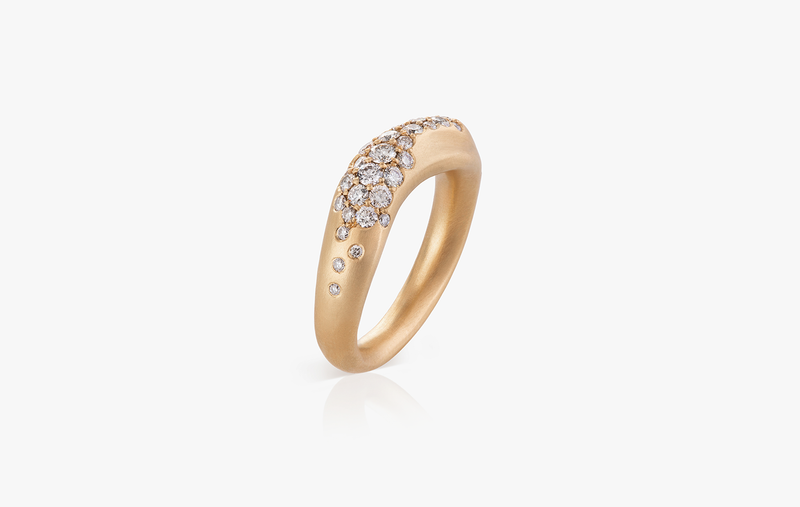 WAVE OF JOY STRIPE THICK RING