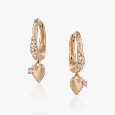 WAVE OF JOY CHARM LOVE EARRING
