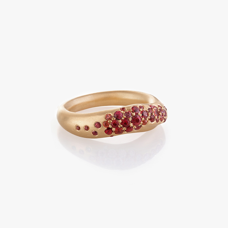 WAVE OF JOY STRIPE THICK RING