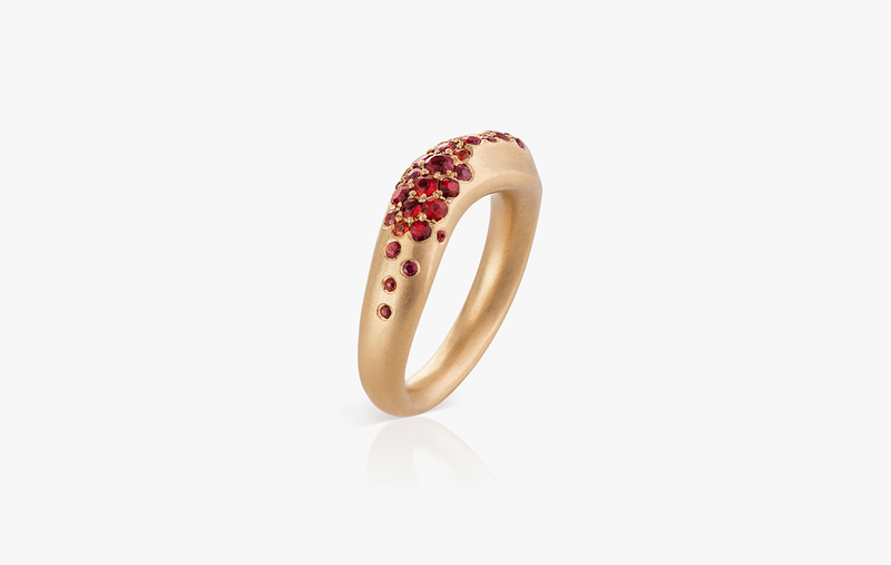 WAVE OF JOY STRIPE THICK RING