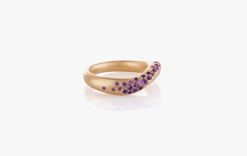 WAVE OF JOY STRIPE THIN RING