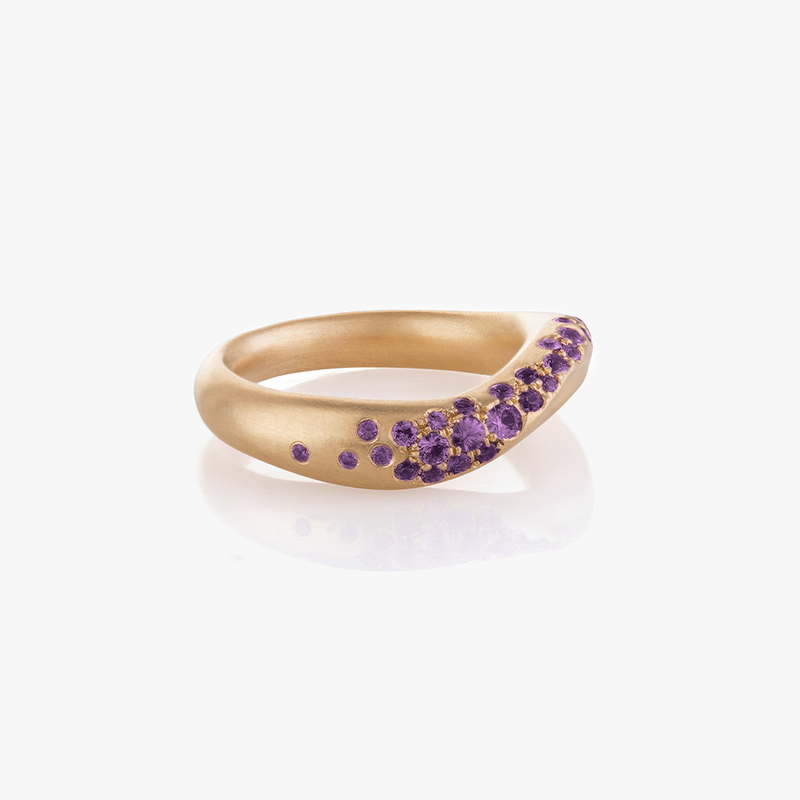 WAVE OF JOY STRIPE THIN RING