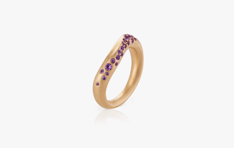 WAVE OF JOY STRIPE THIN RING