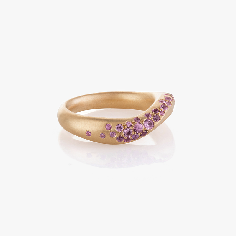 WAVE OF JOY STRIPE THIN RING