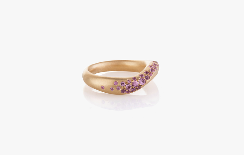 WAVE OF JOY STRIPE THIN RING