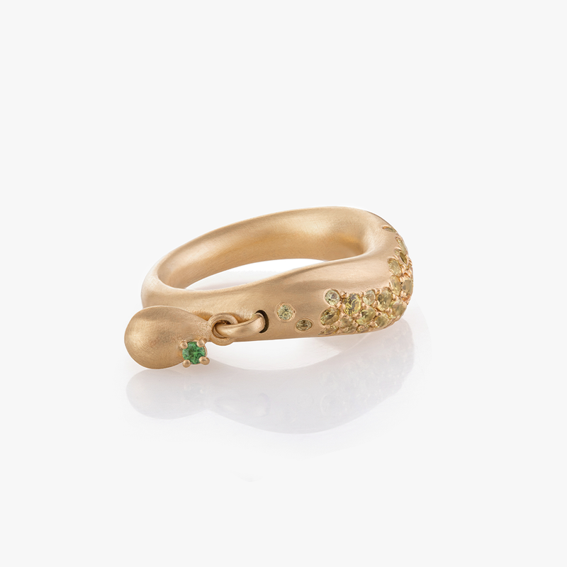 WAVE OF JOY CHARM DROP RING