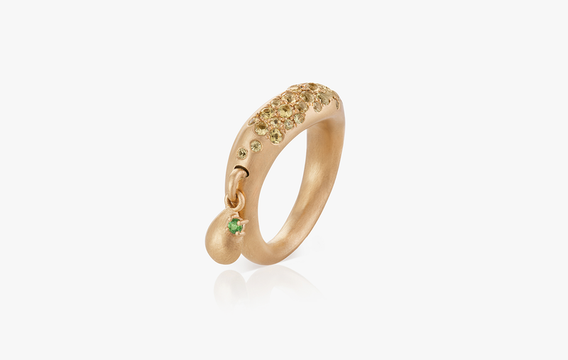 WAVE OF JOY CHARM DROP RING