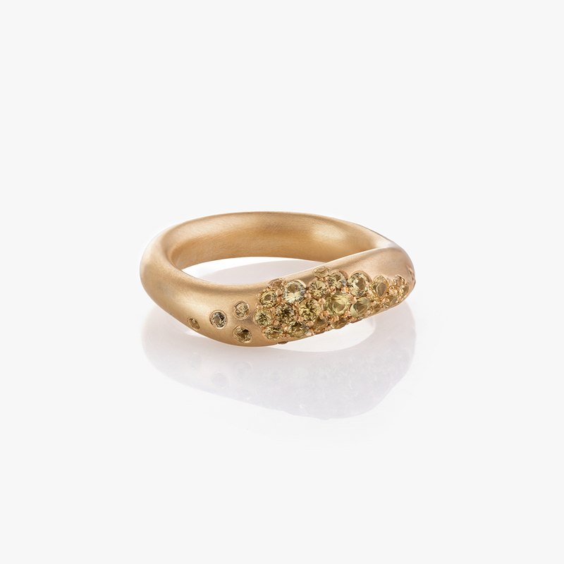 WAVE OF JOY STRIPE THICK RING