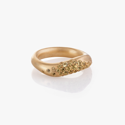 WAVE OF JOY STRIPE THICK RING