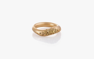 WAVE OF JOY STRIPE THICK RING