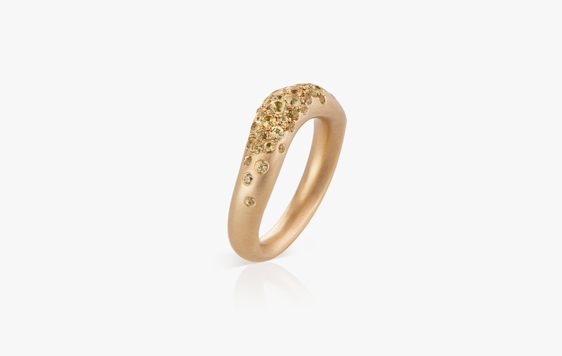 WAVE OF JOY STRIPE THICK RING