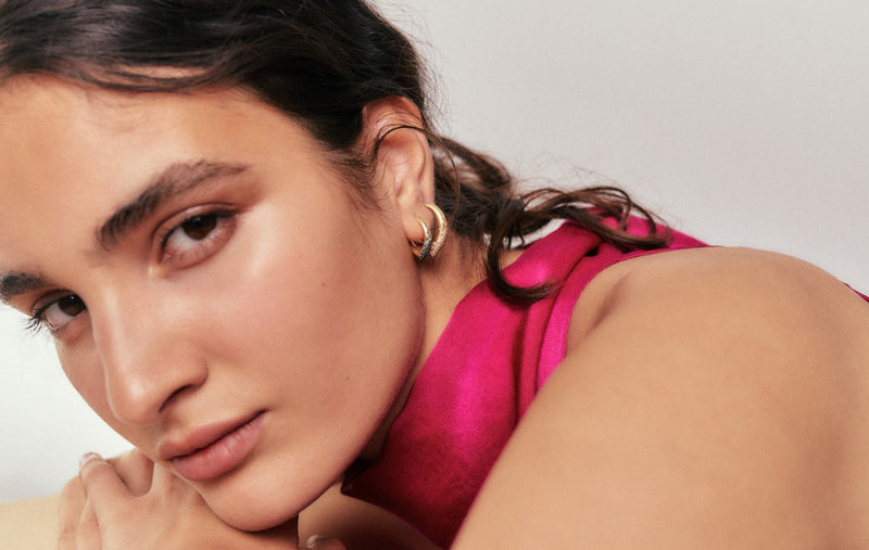 THE ARCH COURAGE BIG HOOP EARRINGS
